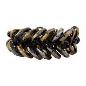 Swarovski Atelier Gray Gold Leather Braid Bracelet P. Crangi Dorado 1123953